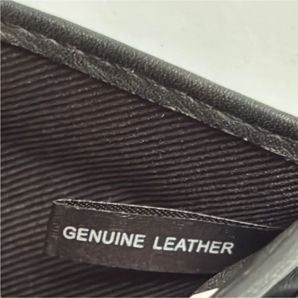 Dickies Classic Black Leather Billfold Wallet